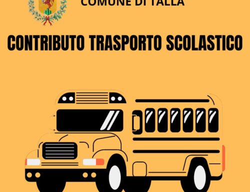 A.S. 2025/2025: Domande contributo Trasporto scolastico