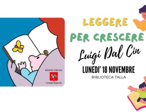 Leggere per crescere: appuntamento con Luigi Dal Cin